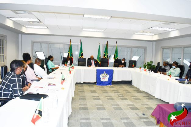 The Honourable Prime Minister and Minister of Finance receives updates on the financial position of the Country.