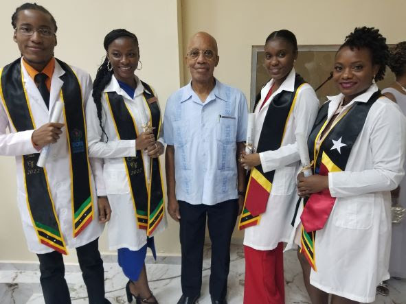 Saint Kitts and Nevis welcomes its newest Cuban Trained Professionals