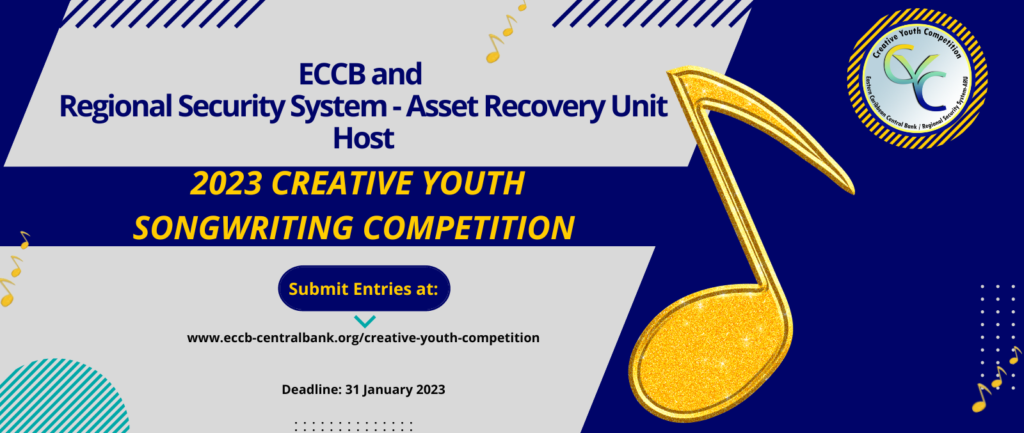 ECCB and Regional Security System Asset Recovery Unit Host 2023 Creative Youth Songwriting Competition
