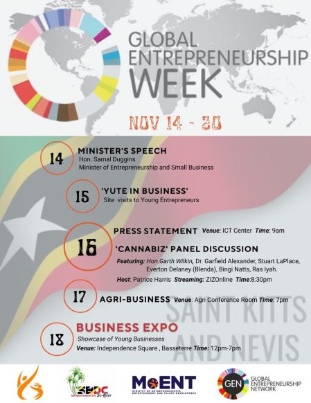 ST KITTS AND NEVIS CELEBRATES GLOBAL ENTREPRENEURSHIP WEEK 2022