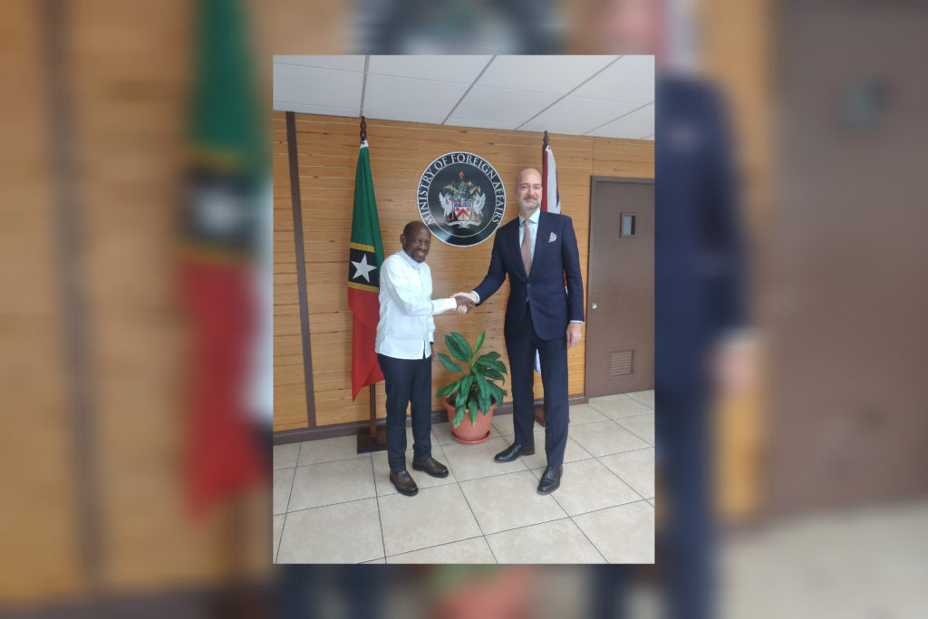 SKN Minister of Foreign Affairs welcomes High Commissioner of the United Kingdom