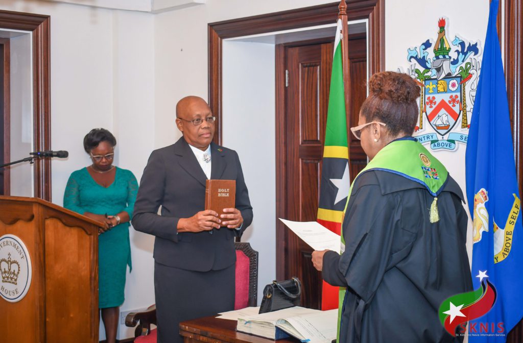 HER EXCELLENCY MARCELLA LIBURD JP SWORN IN AS ST. KITTS AND NEVIS’ FIRST FEMALE GOVERNOR-GENERAL