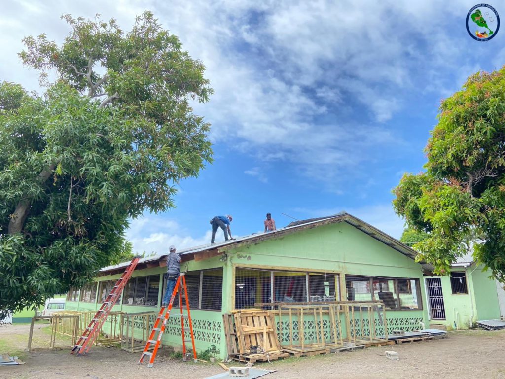 STORAGE SHED EXPANSION PROJECT UNDERWAY AT DEPT OF AGRICULTURE ST. KITTS