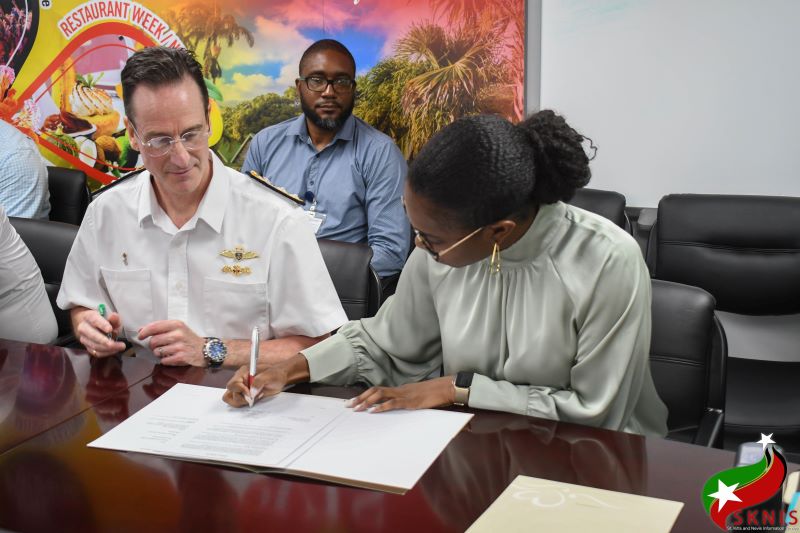 ST. KITTS AND NEVIS SIGNS BILATERAL AGREEMENT WITH UK HYDROGRAPHIC OFFICE