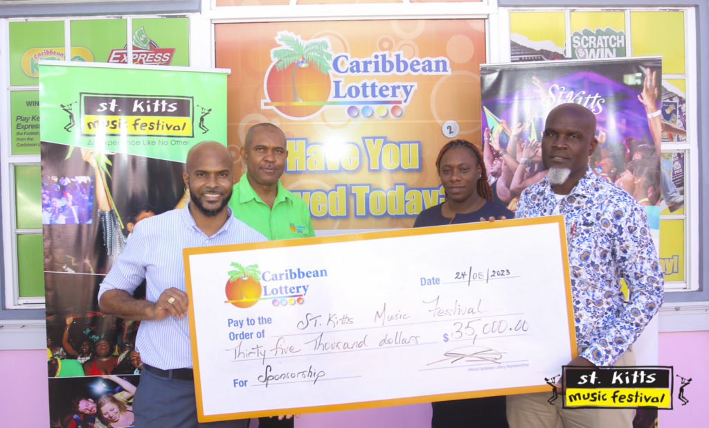 Caribbean Lottery Stands with the St. Kitts Music Festival
