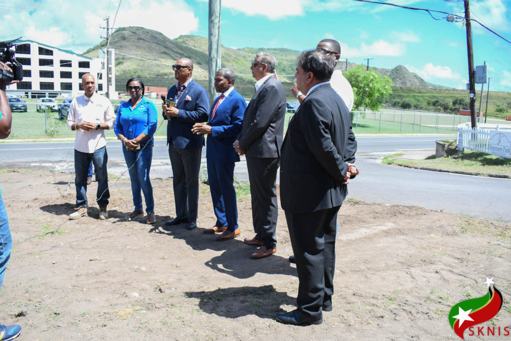 PRIME MINISTER DR. DREW AND DEPUTY PRIME MINISTER DR. HANLEY VISIT SITES WHERE NEW AFFORDABLE SMART HOMES WILL BE BUILT