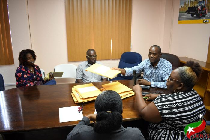 PUBLIC WORKS DEPARTMENT EVALUATING BIDS FOR THE RESURFACING OF THE ST. PETER’S MAIN ROAD