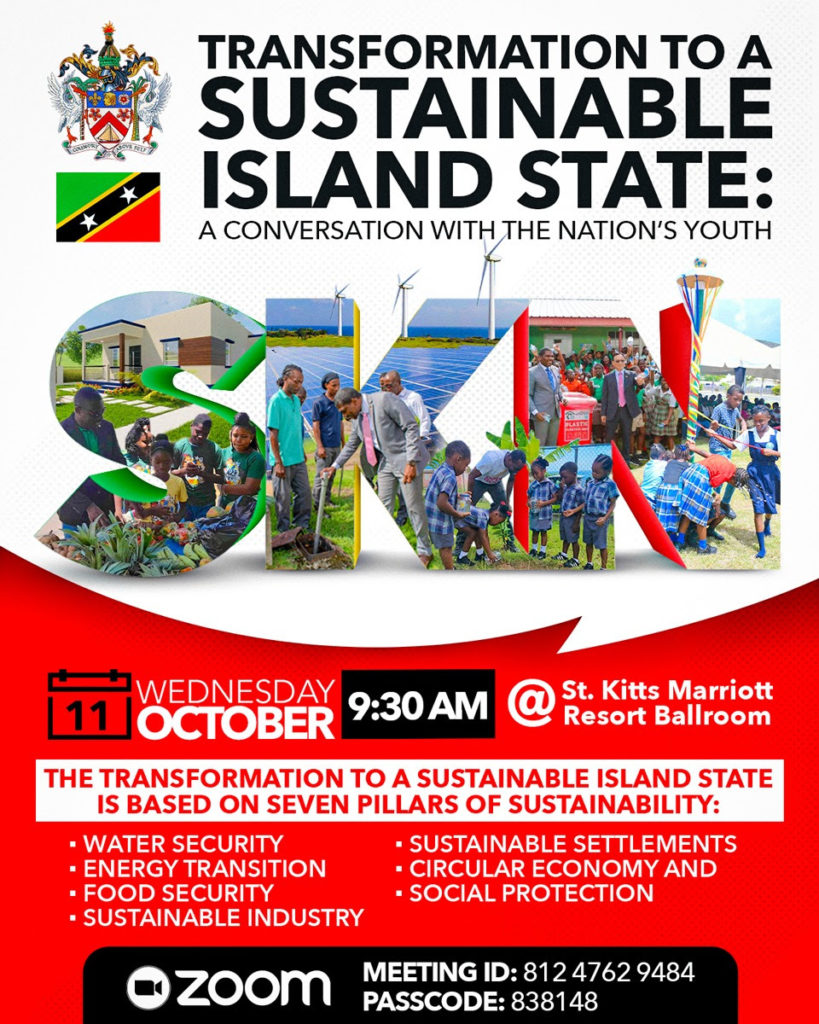 Government of Saint Kitts and Nevis to Host National Consultation with the Nation’s Youth on Sustainable Island State Transformation