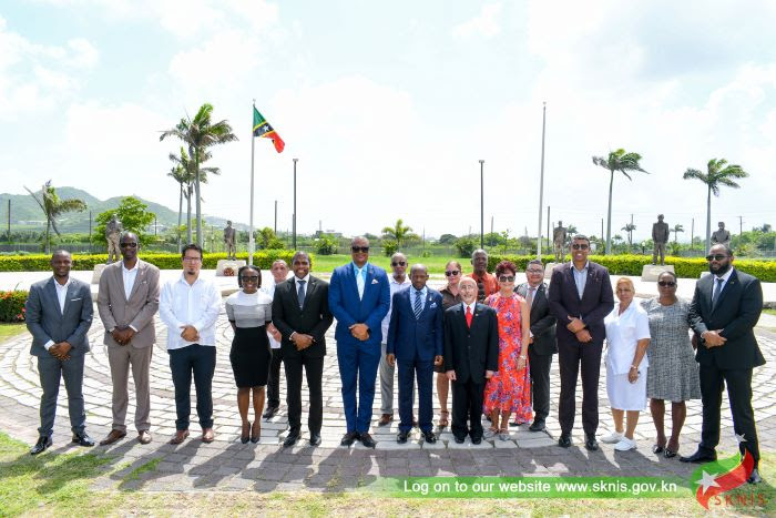 ST. KITTS AND NEVIS AND THE BOLIVARIAN REPUBLIC OF VENEZUELA CELEBRATE 40 YEARS OF DIPLOMATIC RELATIONS WITH WREATH-LAYING CEREMONY