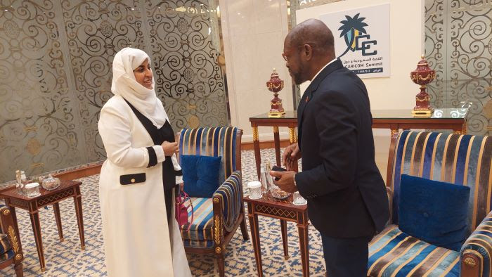 Saint Kitts and Nevis Minister of Foreign Affairs, Economic Development, Investment, et al Convenes Meetings with Potential Investors in Riyadh