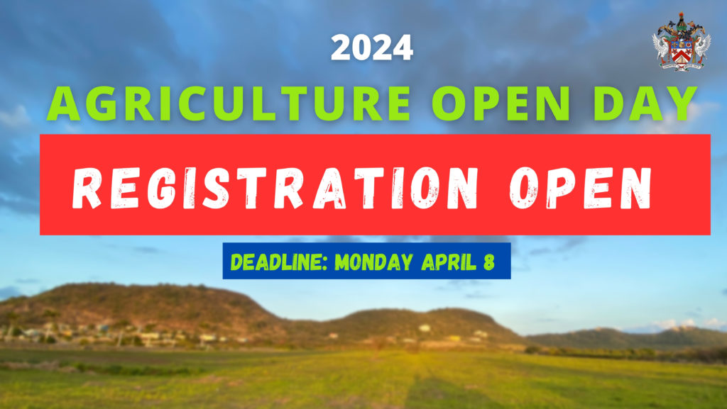 2024 AGRICULTURE OPEN DAY REGISTRATION OPENS; DEADLINE EXTENDED