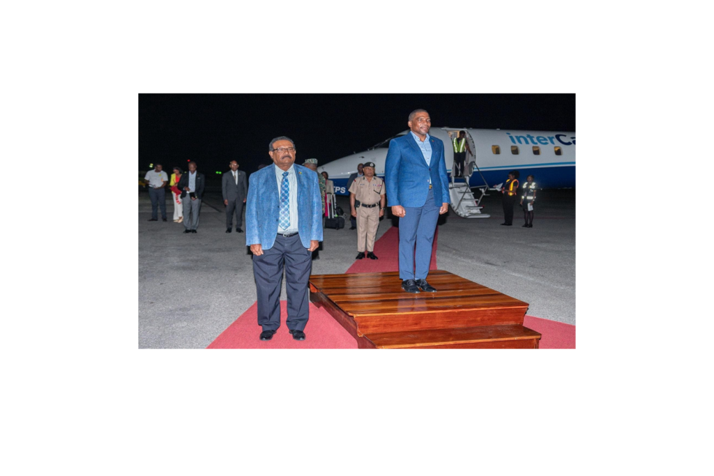 Prime Minister the Honourable Dr. Terrance Drew Leads Delegation to CARICOM Conference in Guyana
