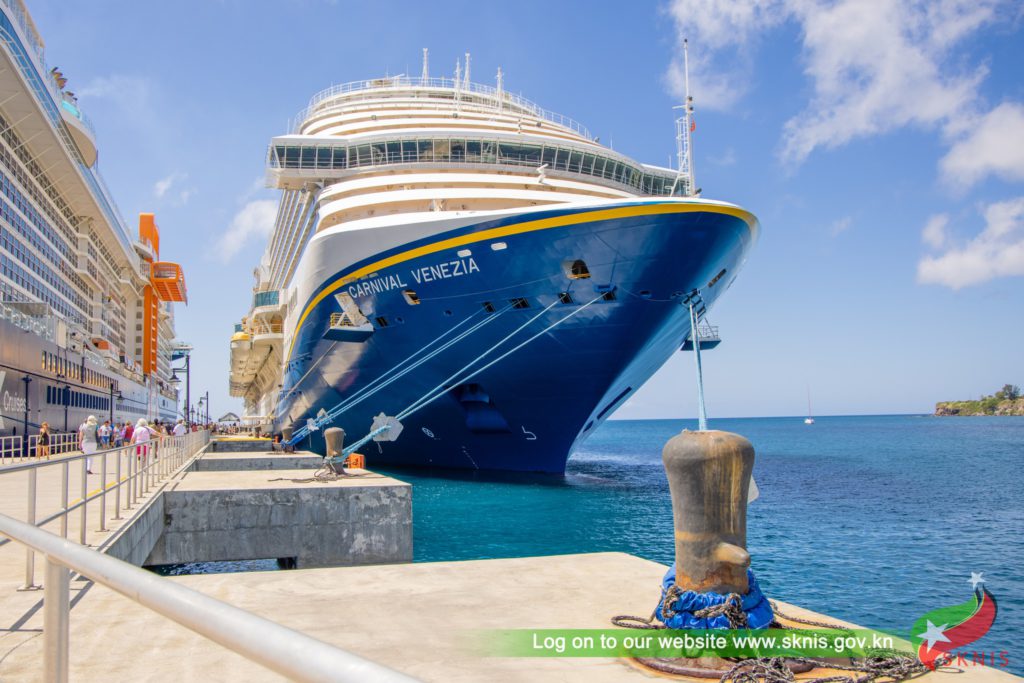 CARNIVAL VENEZIA MAKES INAUGURAL VISIT TO ST. KITTS AND NEVIS