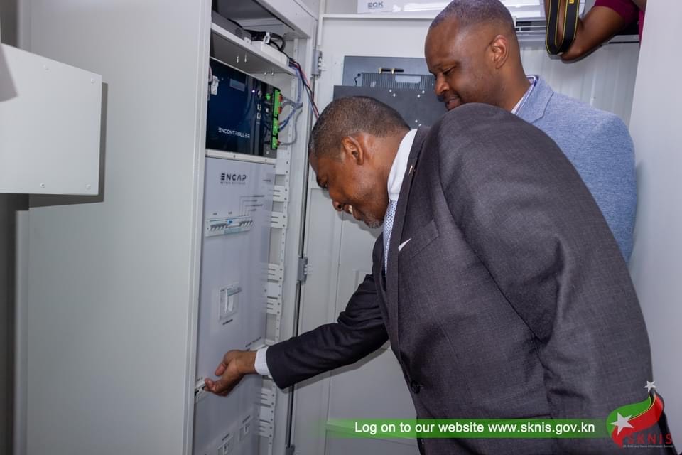 ACTIVATION OF SUSTAINABLE ENERGY STORAGE SYSTEM MOVES ST. KITTS AND NEVIS CLOSER TO BECOMING A SUSTAINABLE ISLAND STATE
