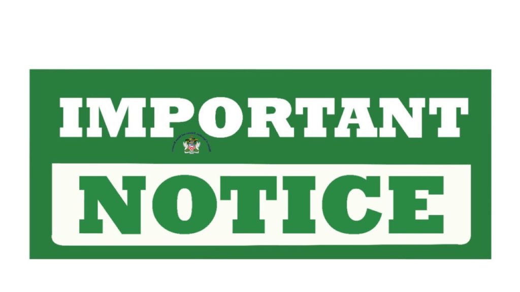 TEMPORARY CLOSURE OF MINISTRY AND DEPARTMENT OF AGRICULTURE ON MONDAY 25TH MARCH