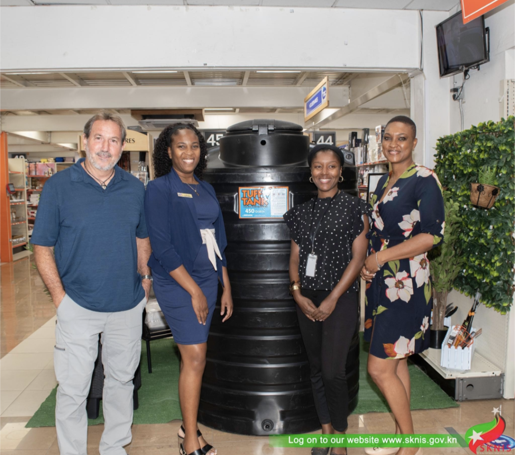 ST. KITTS WATER SERVICES DEPARTMENT AWARDS TWO WATER TANKS TO RAFFLE WINNERS