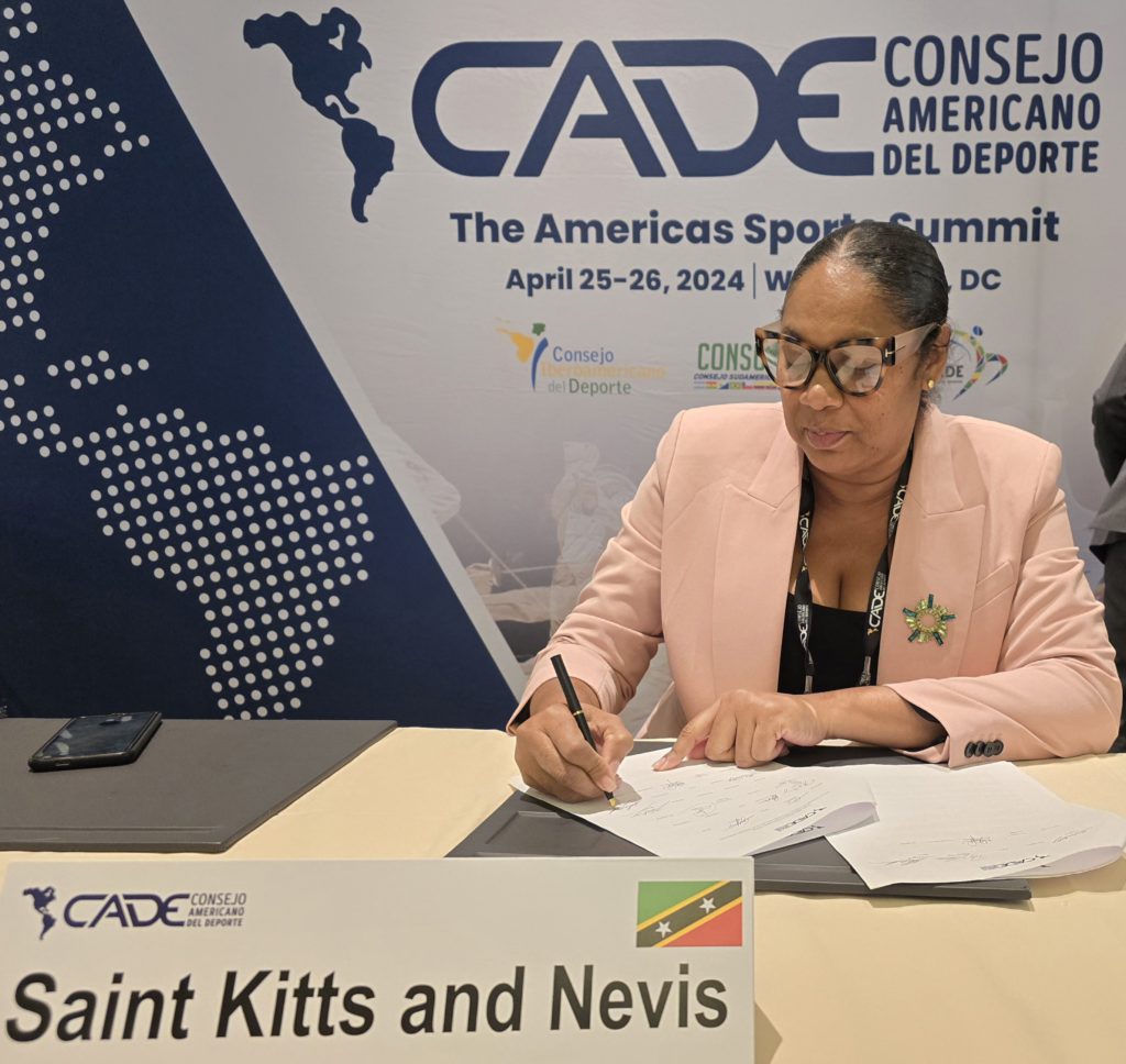 St. Kitts and Nevis join CADE members to champion tenets of sport at Summit of the Americas