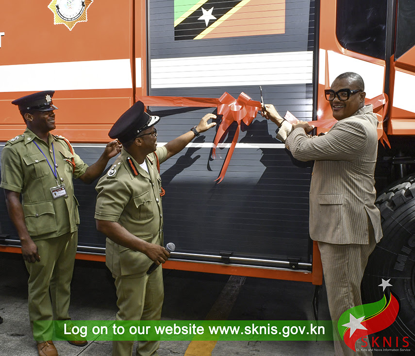 STATE-OF-THE-ART FIRE APPLIANCE COMMISSIONED AND ADDED TO FLEET AT R.L.B. INTERNATIONAL