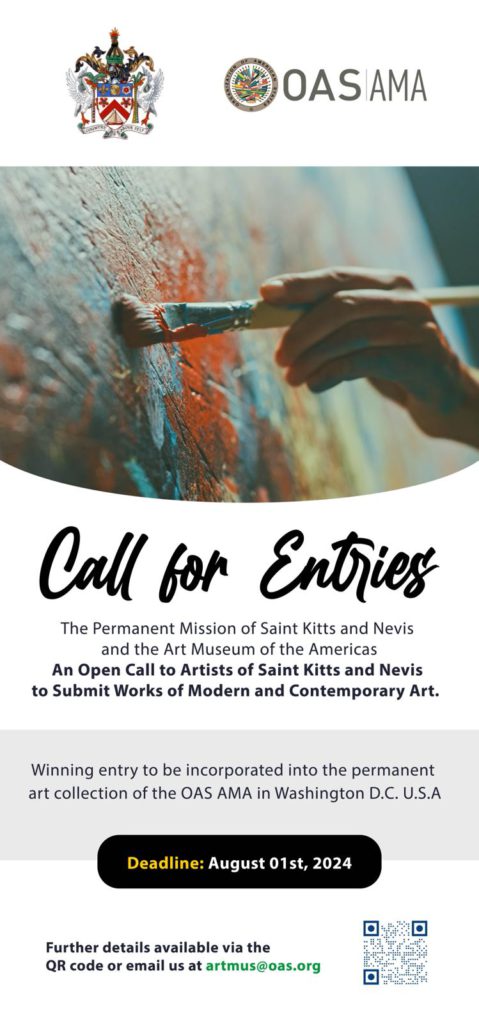 Open Call for Artists: Saint Kitts and Nevis Invited to Submit Works of Art for OAS AMA Permanent Collection