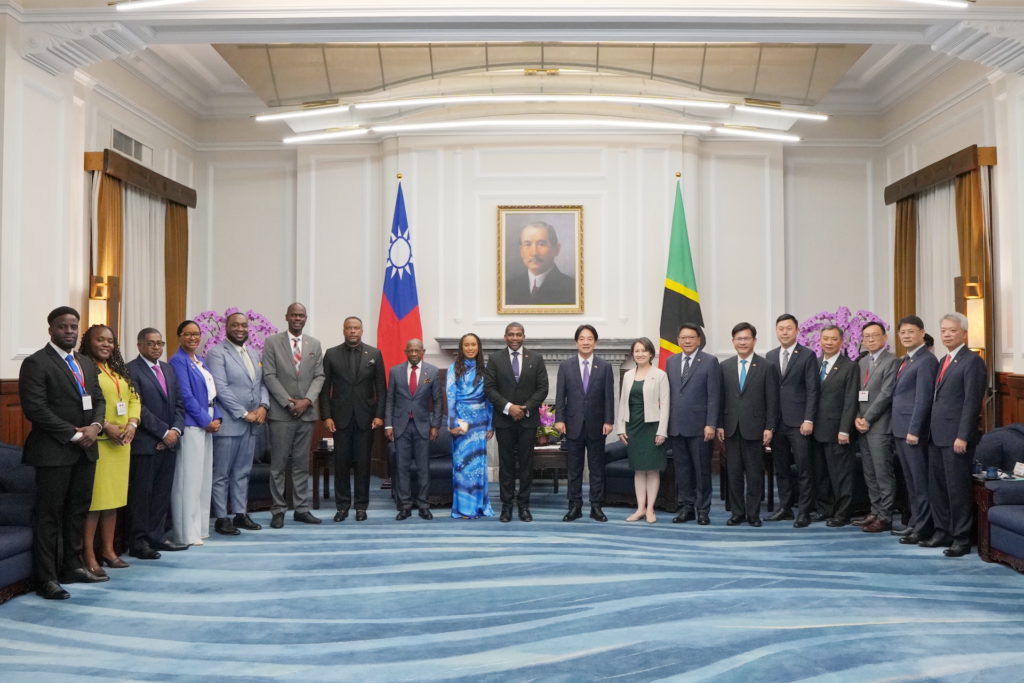 ST. KITTS AND NEVIS’ PRIME MINISTER IS THE FIRST HEAD OF GOVERNMENT TO VISIT TAIWAN ON A STATE VISIT SINCE NEW PRESIDENT WAS SWORN IN