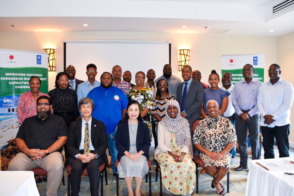 ST. KITTS-NEVIS REPRESENTED AT IMPROVING NATIONAL SARGASSUM MANAGEMENT CAPACITIES IN THE CARIBBEAN WORKSHOP IN BARBADOS