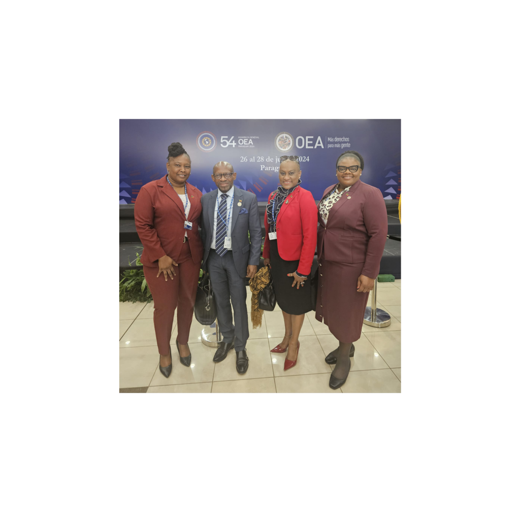 Foreign Minister Douglas Joins Saint Kitts and Nevis Delegation at the 54th General Assembly of the OAS