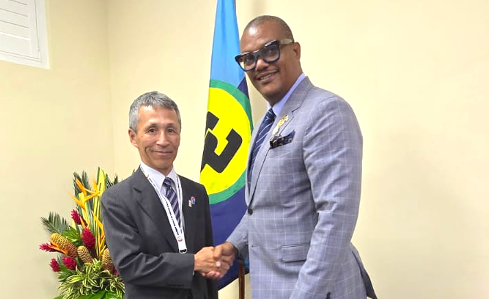 DEPUTY PRIME MINISTER DR. GEOFFREY HANLEY MEETS WITH JAPANESE AMBASSADOR TO DISCUSS STRENGTHENING BILATERAL RELATIONS