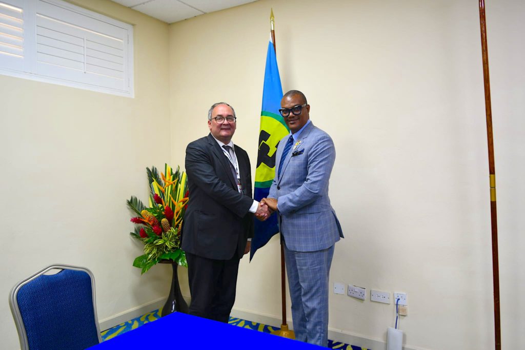 DEPUTY PRIME MINISTER DR. HANLEY MEETS WITH AUSTRIA’S AMBASSADOR TO CARICOM TO DISCUSS STRENGTHENING COOPERATION