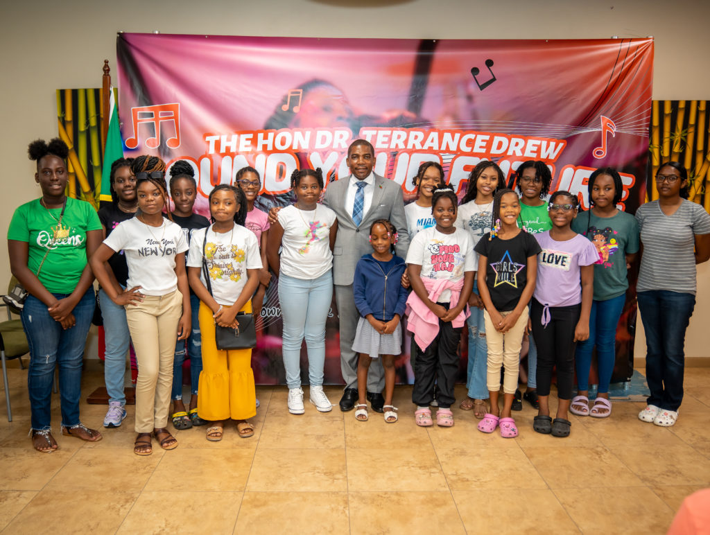 PRIME MINISTER DR. TERREANCE DREW LAUNCHES THE “SOUND YOUR FUTURE” MUSIC SUMMER CAMP 2024