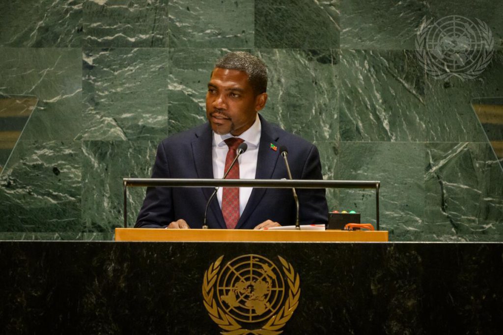 PRIME MINISTER DR. TERRANCE DREW ADDRESSES 79TH UNITED NATIONS GENERAL ASSEMBLY, CALLING FOR ZONES OF PEACE, SUPPORT FOR HAITI AND GLOBAL INCLUSION