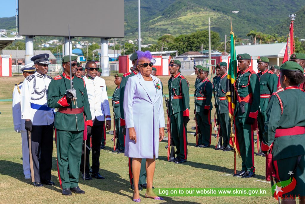 ST . KITTS AND NEVIS MARKS INDEPENDENCE 41 WITH TRADITIONAL PARADE