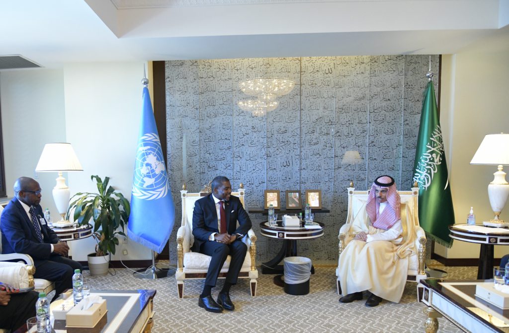 PRIME MINISTER DR. DREW HOLDS HIGH-LEVEL BILATERAL TALKS WITH SAUDI FOREIGN MINISTER IN NEW YORK