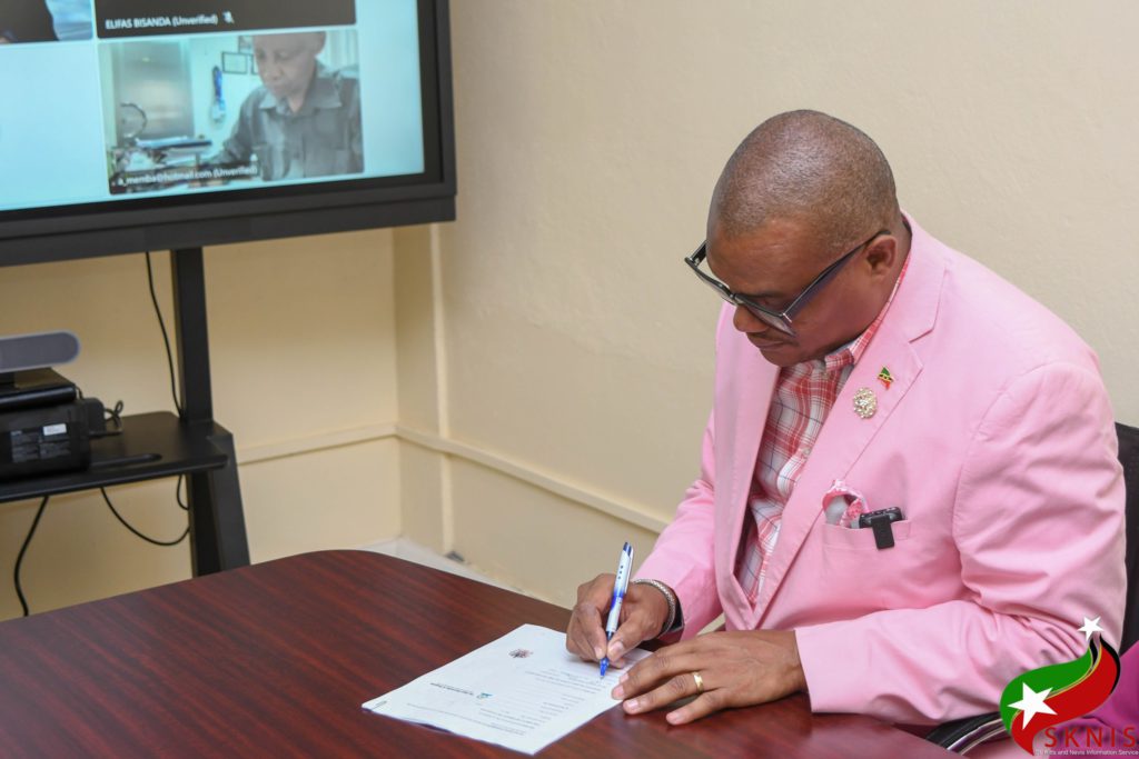 The Ministry of Education in St. Kitts and Nevis signs an agreement with the Open University of Tanzania to scale-up academic qualifications of the Federation’s teaching force