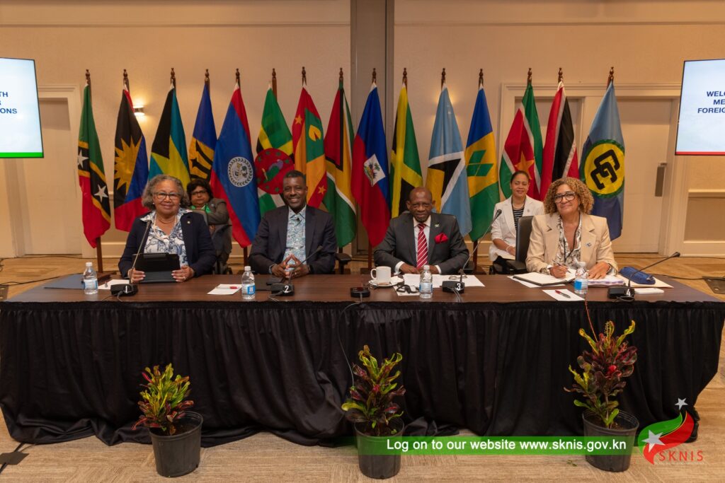 CARICOM FOREIGN MINISTERS WELCOME EXPERTISE AND LEADERSHIP OF SAINT KITTS AND NEVIS’ DR. DENZIL DOUGLAS