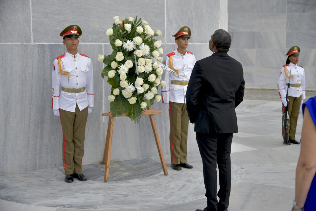Prime Minister Drew Pays Reverent Tribute to Cuban National Hero José Martí: Honouring a Legacy of Freedom and Solidarity