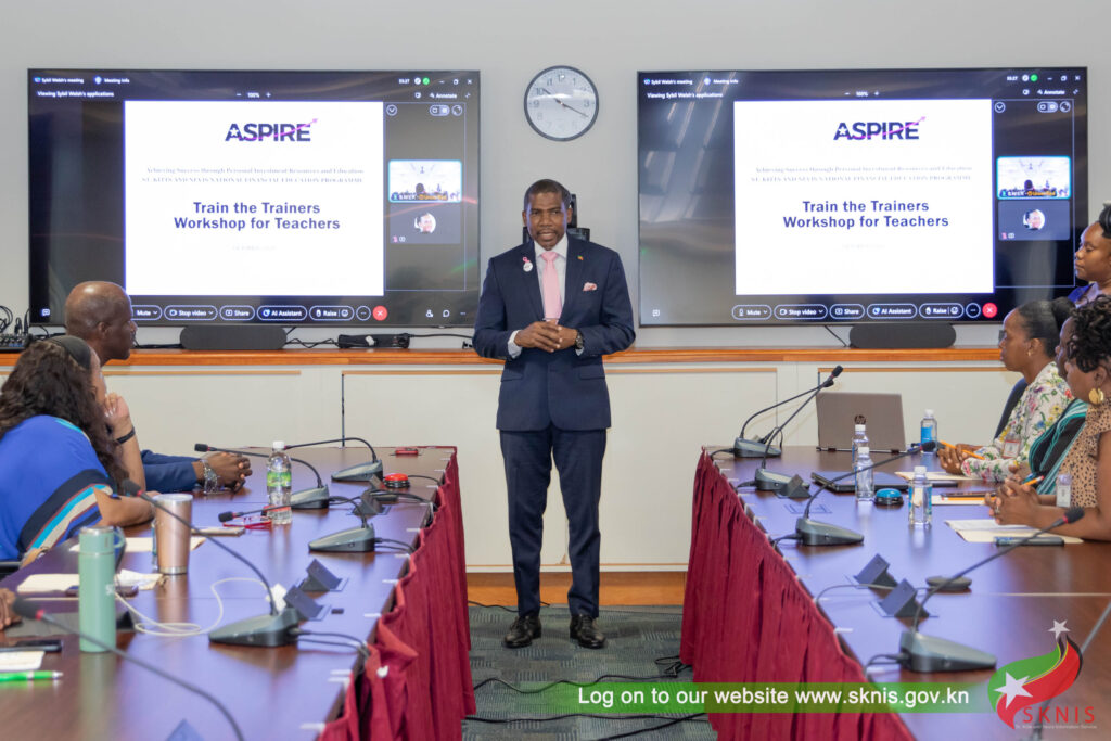 TEACHERS IN SAINT KITTS BEGIN TRAINING FOR ASPIRE FINANCIAL EDUCATION PROGRAMME