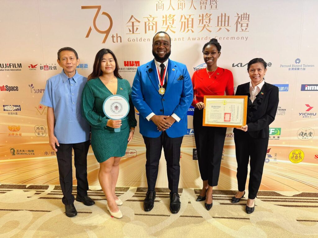 Embassy of Saint Kitts and Nevis Receives Esteemed Golden Merchant Award for Outstanding Foreign Office in Taiwan