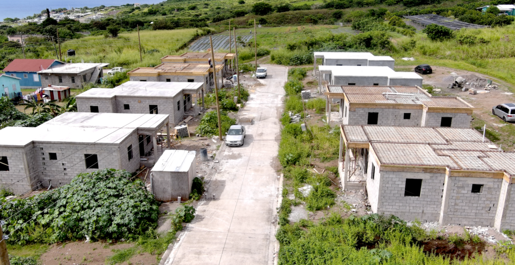 PRIME MINISTER DREW PLEASED WITH PROGRESS OF HOUSING PROGRAMME AND CONSTRUCTION BOOM ACROSS SAINT KITTS AND NEVIS