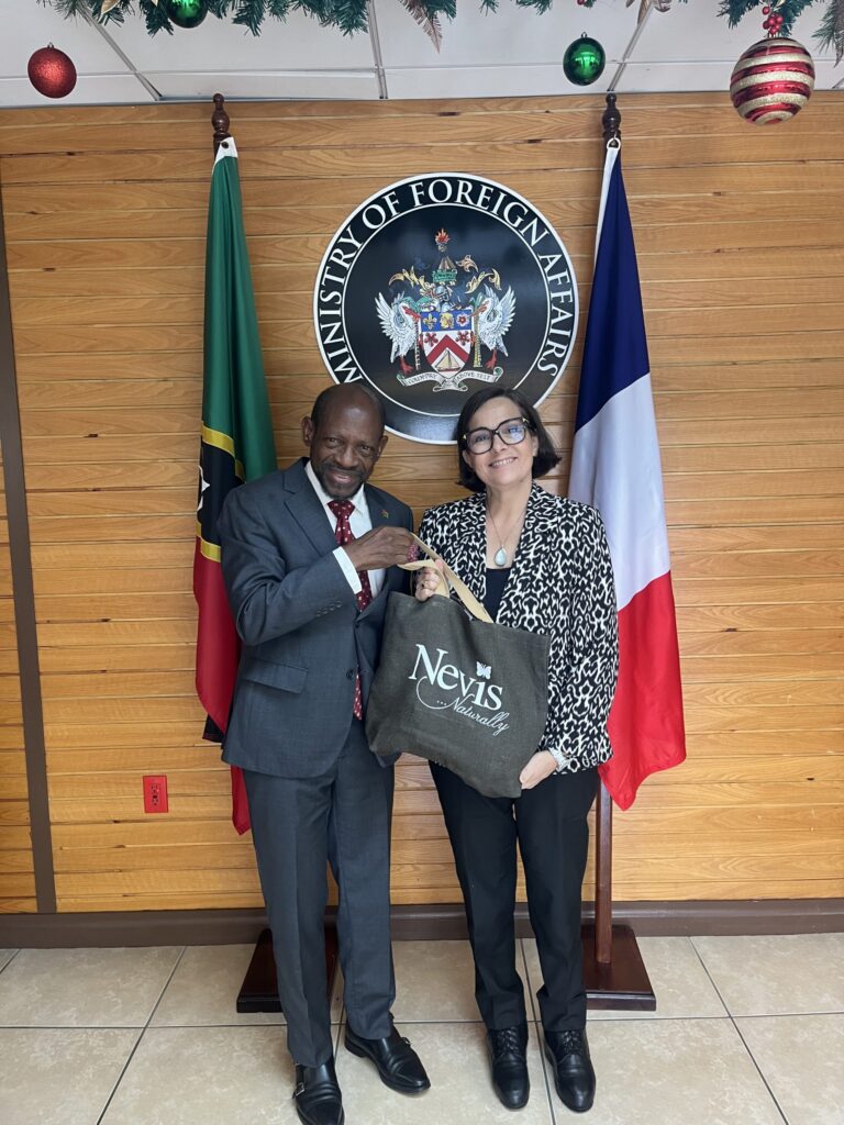 Minister Douglas Receives Newly Appointed French Ambassador