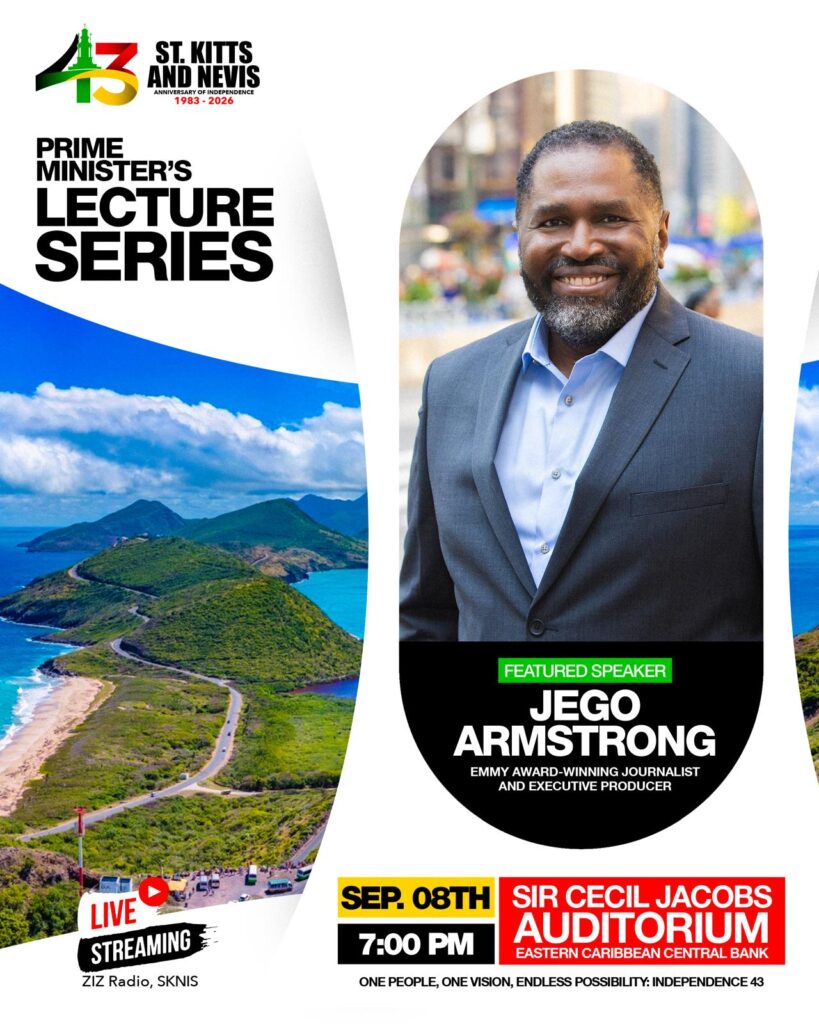 Emmy Award-Winning Journalist Jego Armstrong Announced as Featured Lecturer for 28 th PrimeMinister’s Independence Lecture Series